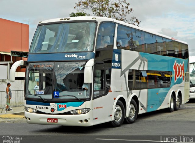 Auto Viação 1001 RJ 108.834 na cidade de Rio de Janeiro, Rio de Janeiro, Brasil, por Lucas Lima. Número da foto: #3203202.