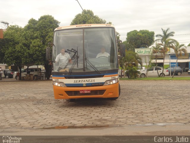 Viação Sertaneja 340 na cidade de João Pinheiro, Minas Gerais, Brasil, por Carlos Julio. ID da foto: 3201760.