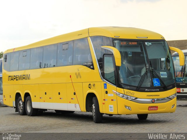 Viação Itapemirim 60543 na cidade de Caruaru, Pernambuco, Brasil, por Weiller Alves. Número da foto: #3204680.