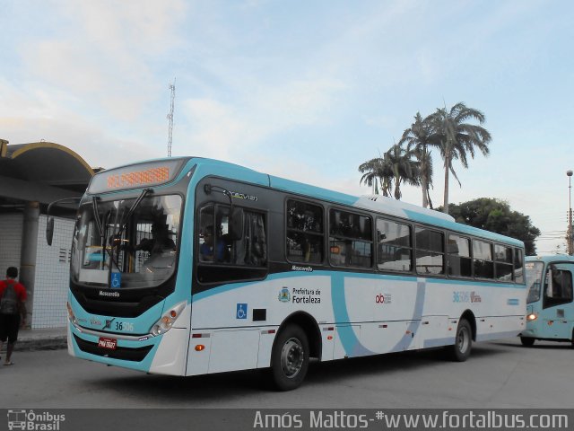 Viação Santa Cecília 36506 na cidade de Fortaleza, Ceará, Brasil, por Amós  Mattos. Número da foto: #3205949.