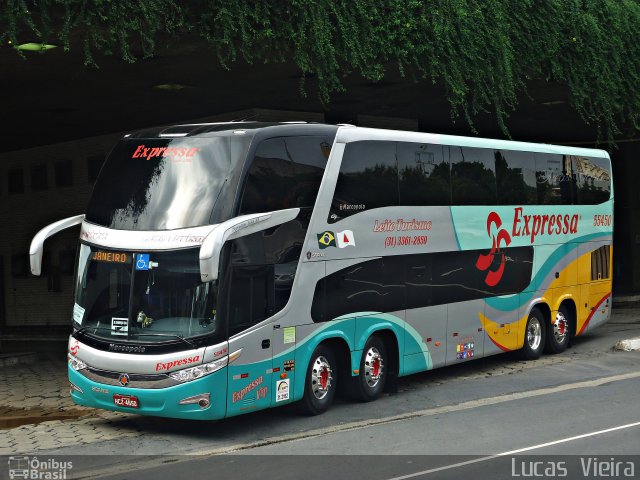 Expressa Turismo 55450 na cidade de Belo Horizonte, Minas Gerais, Brasil, por Lucas Vieira. ID da foto: 3205614.