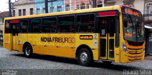 FAOL - Friburgo Auto Ônibus 020 na cidade de Nova Friburgo, Rio de Janeiro, Brasil, por Thiago Silva. Número da foto: #3203965.
