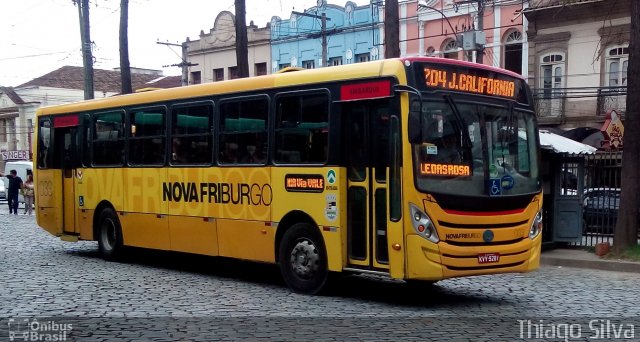 FAOL - Friburgo Auto Ônibus 033 na cidade de Nova Friburgo, Rio de Janeiro, Brasil, por Thiago Silva. Número da foto: #3203969.