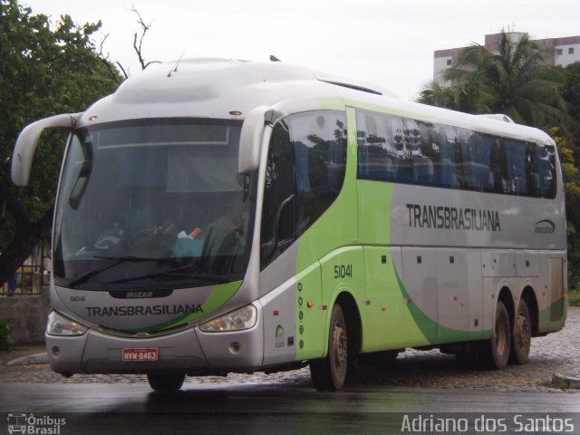 Transbrasiliana Transportes e Turismo 51041 na cidade de Fortaleza, Ceará, Brasil, por Adriano dos Santos. Número da foto: #3204429.