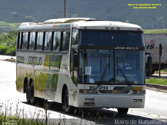 Empresa Gontijo de Transportes 15220 na cidade de João Monlevade, Minas Gerais, Brasil, por Mairo de Magalhães. ID da foto: 3204691.