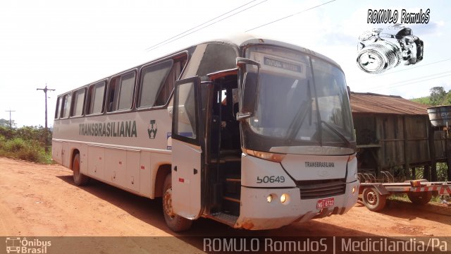 Transbrasiliana Transportes e Turismo 50649 na cidade de Medicilândia, Pará, Brasil, por Romulo de Oliveira Clementino. Número da foto: #3204897.