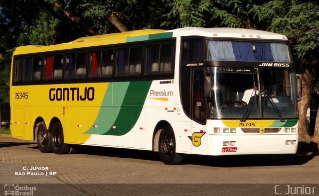 Empresa Gontijo de Transportes 15345 na cidade de São Paulo, São Paulo, Brasil, por Clovis Junior. ID da foto: 3207561.