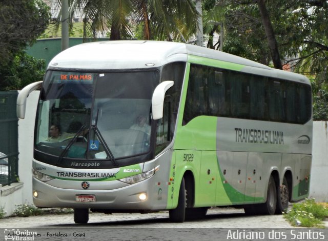 Transbrasiliana Transportes e Turismo 51029 na cidade de Fortaleza, Ceará, Brasil, por Adriano dos Santos. ID da foto: 3208058.