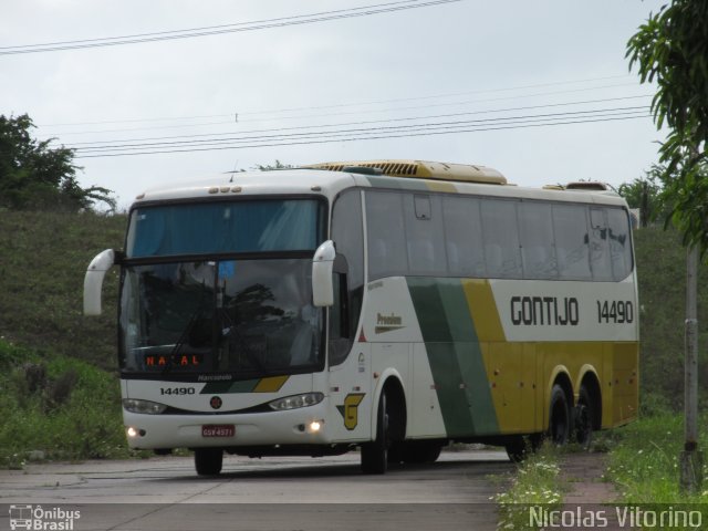 Empresa Gontijo de Transportes 14490 na cidade de Natal, Rio Grande do Norte, Brasil, por Nícolas Vitorino Lopes. ID da foto: 3206908.