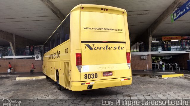 Viação Nordeste 8030 na cidade de João Pessoa, Paraíba, Brasil, por Luis Philippe Cardoso Coelho. Número da foto: #3206576.
