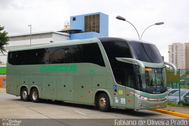 Viação Garcia 7897 na cidade de São Paulo, São Paulo, Brasil, por Fabiano de Oliveira Prado. Número da foto: #3206449.
