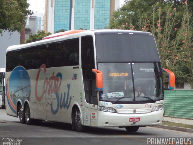 Costa Sul Turismo 1311 na cidade de Curitiba, Paraná, Brasil, por Alexandre Rodrigo. Número da foto: #3208397.