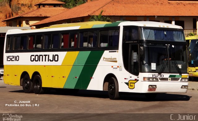 Empresa Gontijo de Transportes 15210 na cidade de Paraíba do Sul, Rio de Janeiro, Brasil, por Clovis Junior. ID da foto: 3207564.