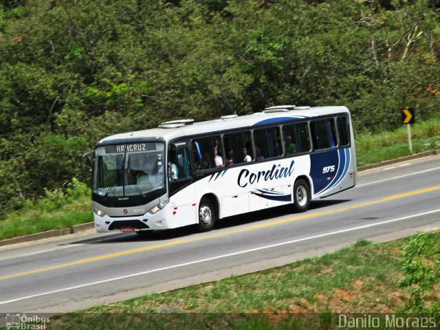 Viação Cordial Transportes e Turismo 975 na cidade de Ibiraçu, Espírito Santo, Brasil, por Danilo Moraes. ID da foto: 3207263.