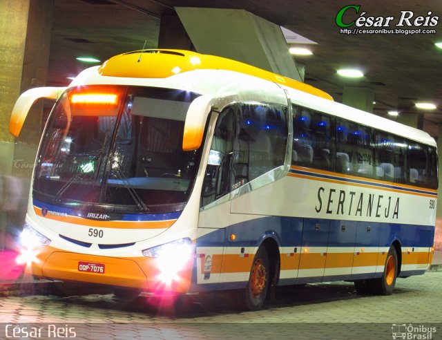Viação Sertaneja 590 na cidade de Belo Horizonte, Minas Gerais, Brasil, por César Ônibus. Número da foto: #3208721.