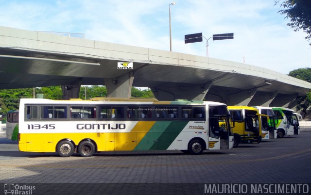 Empresa Gontijo de Transportes 11345 na cidade de Belo Horizonte, Minas Gerais, Brasil, por Maurício Nascimento. ID da foto: 3209681.