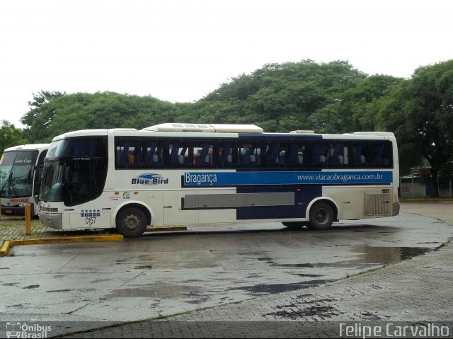 Auto Viação Bragança 0157 na cidade de São Paulo, São Paulo, Brasil, por Felipe Carvalho. Número da foto: #3210301.