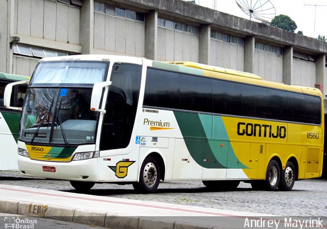 Empresa Gontijo de Transportes 11560 na cidade de Belo Horizonte, Minas Gerais, Brasil, por Andrey Gustavo. ID da foto: 3209411.