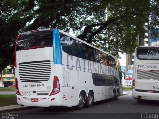 Auto Viação Catarinense 3503 na cidade de Curitiba, Paraná, Brasil, por Diego Lopes. Número da foto: #3212321.