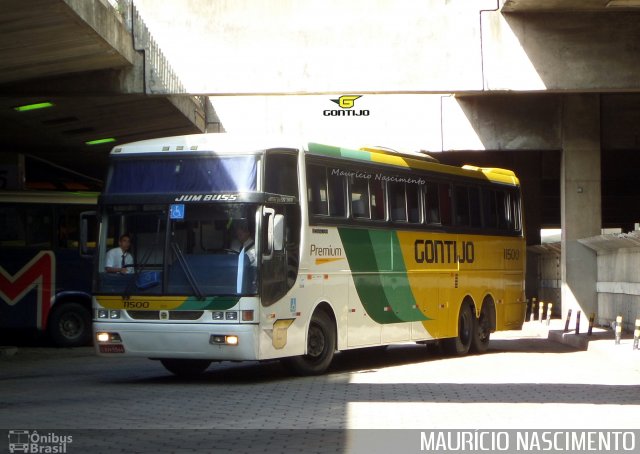 Empresa Gontijo de Transportes 11500 na cidade de Belo Horizonte, Minas Gerais, Brasil, por Maurício Nascimento. ID da foto: 3212035.