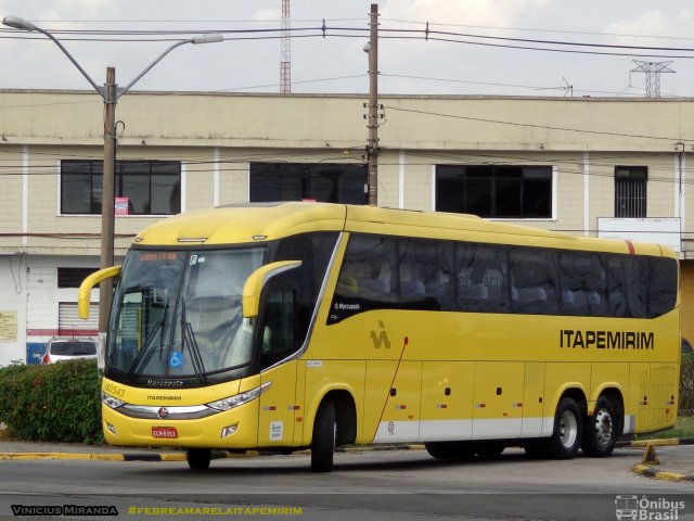 Viação Itapemirim 60543 na cidade de São José dos Campos, São Paulo, Brasil, por Vinicius Miranda. ID da foto: 3210738.