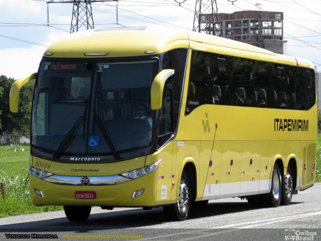 Viação Itapemirim 60659 na cidade de São José dos Campos, São Paulo, Brasil, por Vinicius Miranda. ID da foto: 3212327.