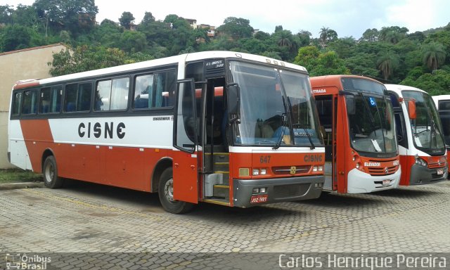 Viação Cisne 647 na cidade de Sabará, Minas Gerais, Brasil, por Carlos Henrique Pereira. Número da foto: #3212855.
