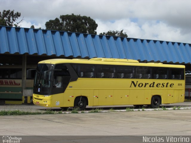 Viação Nordeste 8010 na cidade de Natal, Rio Grande do Norte, Brasil, por Nícolas Vitorino Lopes. Número da foto: #3211587.