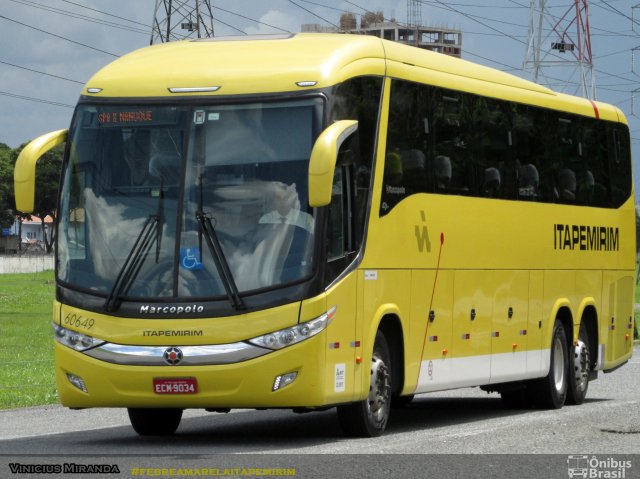 Viação Itapemirim 60649 na cidade de São José dos Campos, São Paulo, Brasil, por Vinicius Miranda. ID da foto: 3212340.