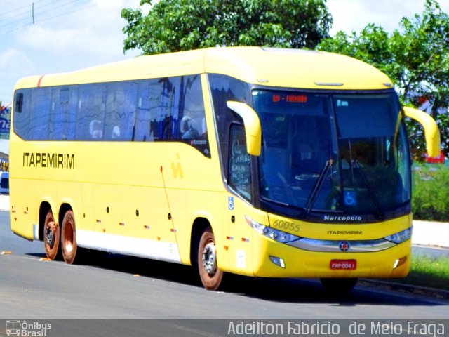 Viação Itapemirim 60055 na cidade de Teresina, Piauí, Brasil, por Adeilton Fabricio. ID da foto: 3211695.