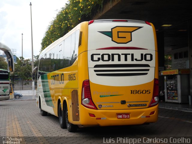 Empresa Gontijo de Transportes 18605 na cidade de Belo Horizonte, Minas Gerais, Brasil, por Luis Philippe Cardoso Coelho. Número da foto: #3211162.