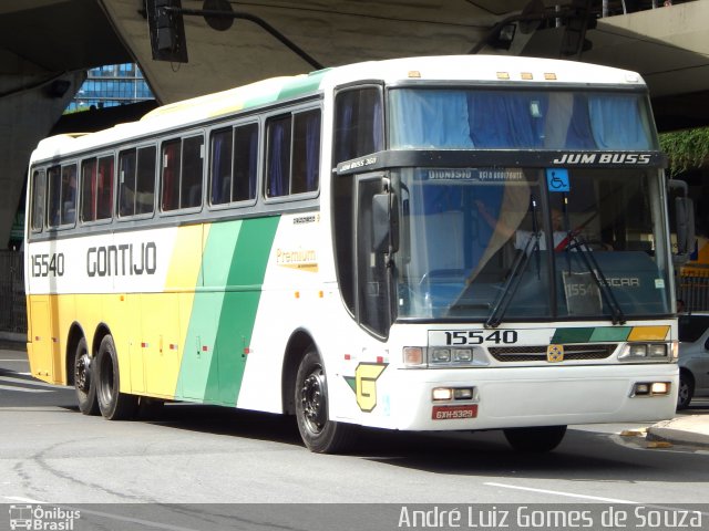 Empresa Gontijo de Transportes 15540 na cidade de Belo Horizonte, Minas Gerais, Brasil, por André Luiz Gomes de Souza. ID da foto: 3212325.