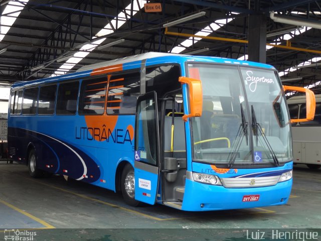 Litorânea Transportes Coletivos 5087 na cidade de Guarulhos, São Paulo, Brasil, por Luiz  Henrique. Número da foto: #3211389.