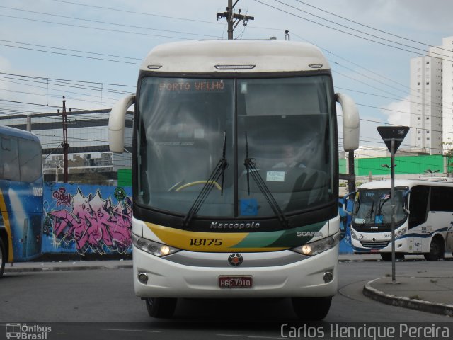 Empresa Gontijo de Transportes 18175 na cidade de São Paulo, São Paulo, Brasil, por Carlos Henrique Pereira. ID da foto: 3212835.