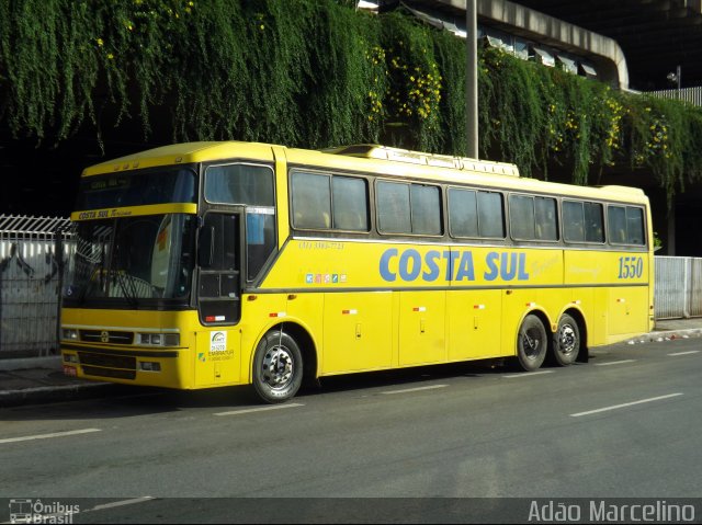 Costa Sul Turismo 1550 na cidade de Belo Horizonte, Minas Gerais, Brasil, por Adão Raimundo Marcelino. ID da foto: 3212736.