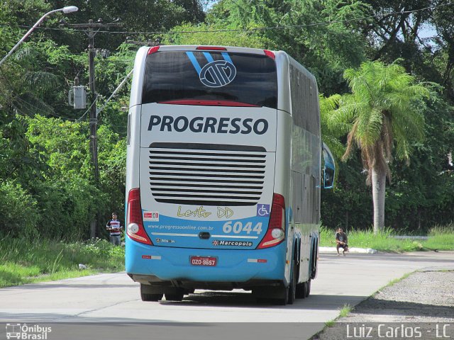 Auto Viação Progresso 6044 na cidade de Recife, Pernambuco, Brasil, por Luiz Carlos de Santana. ID da foto: 3214508.