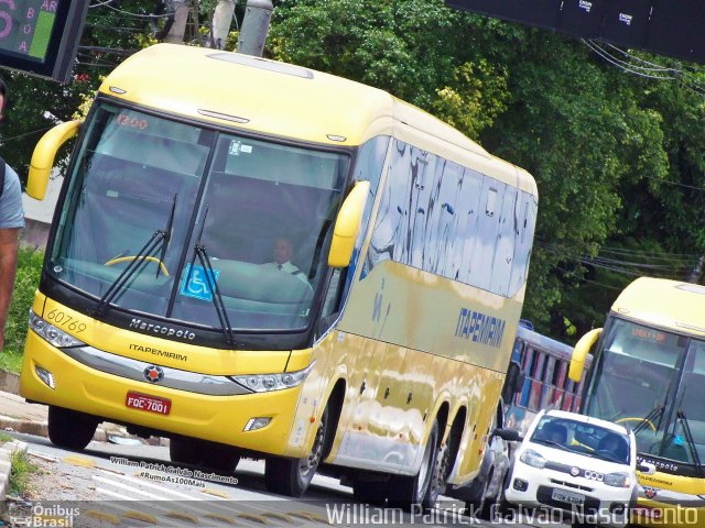 Viação Itapemirim 60769 na cidade de São Paulo, São Paulo, Brasil, por William Patrick Galvão Nascimento. Número da foto: #3213457.