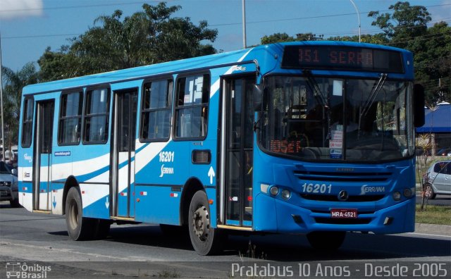 Viação Serrana 16201 na cidade de Serra, Espírito Santo, Brasil, por Cristiano Soares da Silva. ID da foto: 3214269.