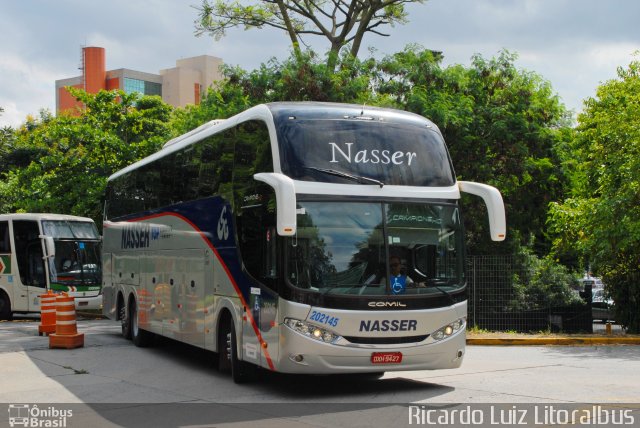 Viação Nasser 202145 na cidade de São Paulo, São Paulo, Brasil, por Ricardo Luiz. Número da foto: #3215663.
