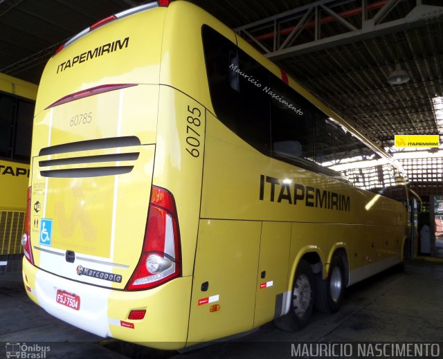 Viação Itapemirim 60785 na cidade de Belo Horizonte, Minas Gerais, Brasil, por Maurício Nascimento. Número da foto: #3215573.