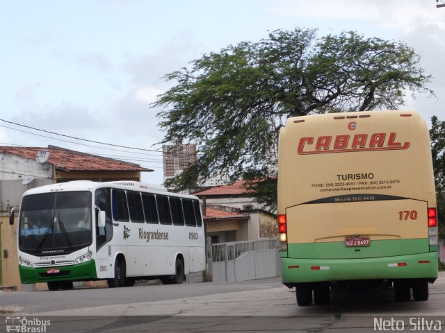 Expresso Cabral 170 na cidade de Natal, Rio Grande do Norte, Brasil, por Neto Silva. ID da foto: 3217832.