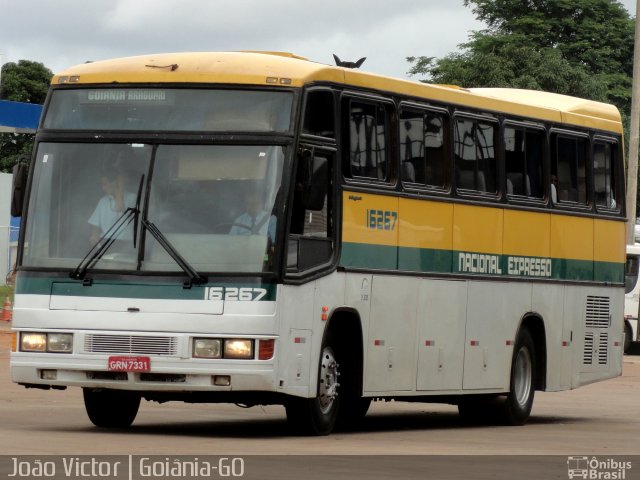 Nacional Expresso 16267 na cidade de Goiânia, Goiás, Brasil, por João Victor. ID da foto: 3216452.