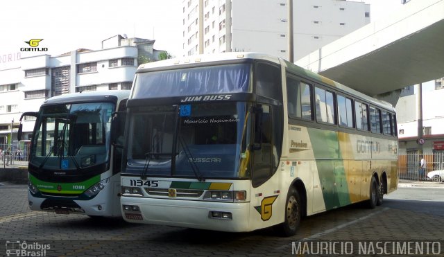 Empresa Gontijo de Transportes 11345 na cidade de Belo Horizonte, Minas Gerais, Brasil, por Maurício Nascimento. ID da foto: 3217923.