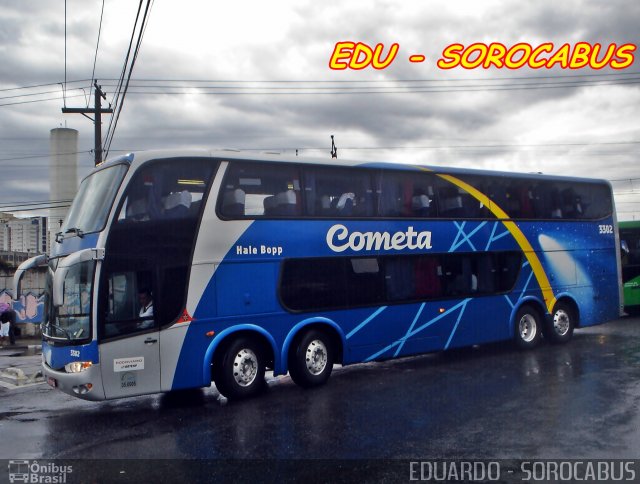 Viação Cometa 3302 na cidade de São Paulo, São Paulo, Brasil, por EDUARDO - SOROCABUS. Número da foto: #3217327.