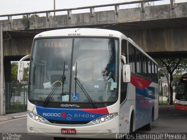 Viação Riodoce 61401 na cidade de Vitória, Espírito Santo, Brasil, por Carlos Henrique Pereira. ID da foto: 3217802.