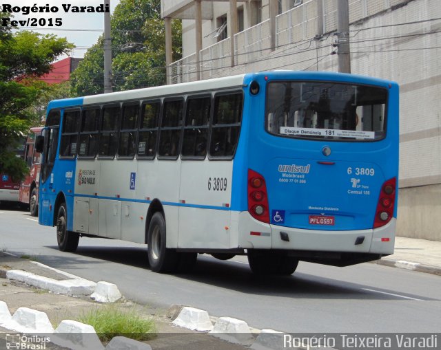 Viação Paratodos > São Jorge > Metropolitana São Paulo > Mobibrasil 6 3809 na cidade de São Paulo, São Paulo, Brasil, por Rogério Teixeira Varadi. Número da foto: #3216432.