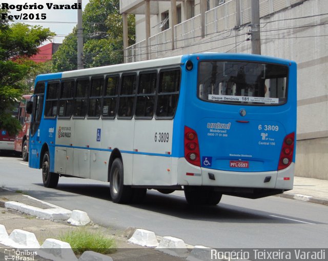 Viação Paratodos > São Jorge > Metropolitana São Paulo > Mobibrasil 6 3809 na cidade de São Paulo, São Paulo, Brasil, por Rogério Teixeira Varadi. ID da foto: 3216432.