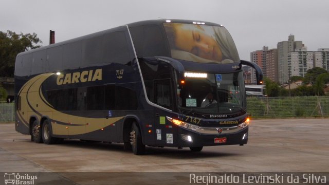 Viação Garcia 7147 na cidade de Curitiba, Paraná, Brasil, por Reginaldo Levinski da Silva. Número da foto: #3216005.