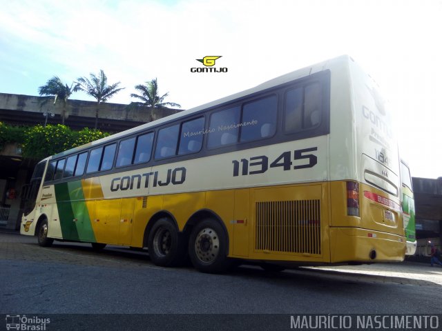 Empresa Gontijo de Transportes 11345 na cidade de Belo Horizonte, Minas Gerais, Brasil, por Maurício Nascimento. ID da foto: 3217949.