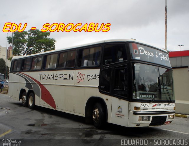 Transpen Transporte Coletivo e Encomendas 19040 na cidade de Sorocaba, São Paulo, Brasil, por EDUARDO - SOROCABUS. Número da foto: #3217251.